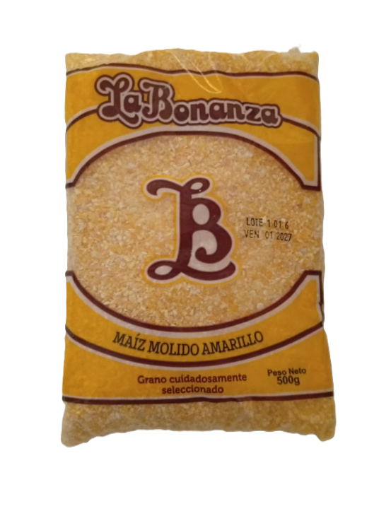 10159-2 🌽 Maíz Molido Amarillo Bonanza 500g