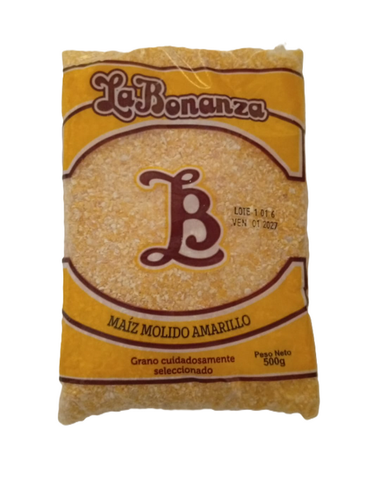 10159-2 🌽 Maíz Molido Amarillo Bonanza 500g