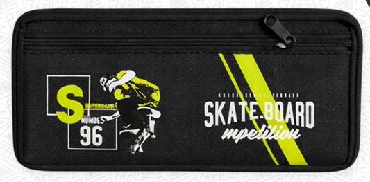 13101-3 🛹🎒 CARTUCHERA GRAFITOS SKATE BOARD  VOYAGE – 2 CIERRES (Modelos 912  954)