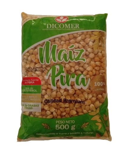 101510-2 🌽 Maíz Pira Dicomer 500g