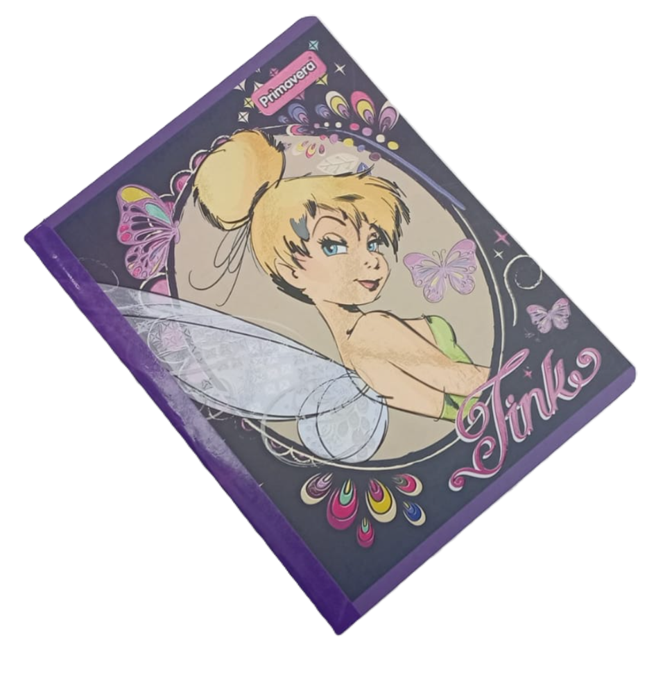 1353-27 📒 CUADERNO COSIDO PRIMAVERA DISNEY – TINKERBELL ✨🧚‍♀️