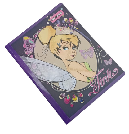 1353-27 📒 CUADERNO COSIDO PRIMAVERA DISNEY – TINKERBELL ✨🧚‍♀️