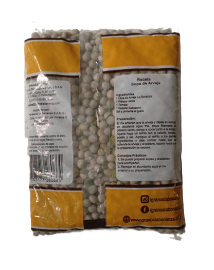 10153-1 🟢 Arveja Verde Bonanza x400g y 500g
