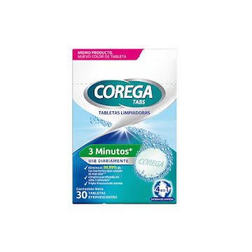 Limpiadores para prótesis dentales Corega X 30 Tabletas