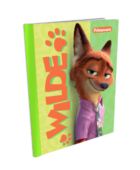 1353-23 🦊🌿 Cuaderno Cosido Primavera Zootopia – Wilde