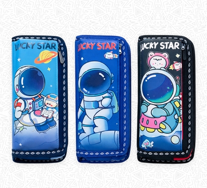 13101-7 🚀✨ CARTUCHERA 2 CIERRES ASTRONAUTAS – Modelo 4462