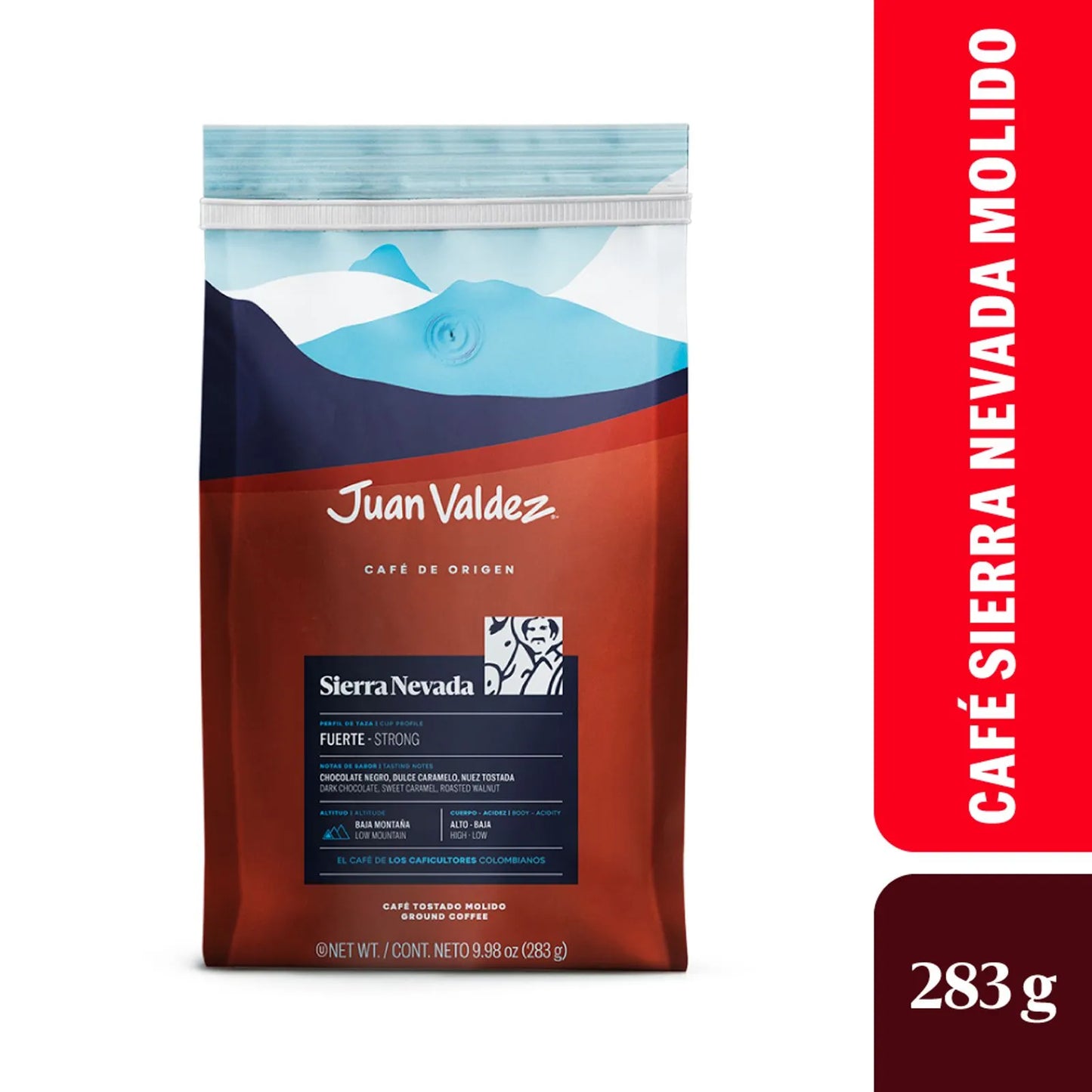 1091-7 ☕⛰️ Café Origen Sierra Nevada Juan Valdez – Molido