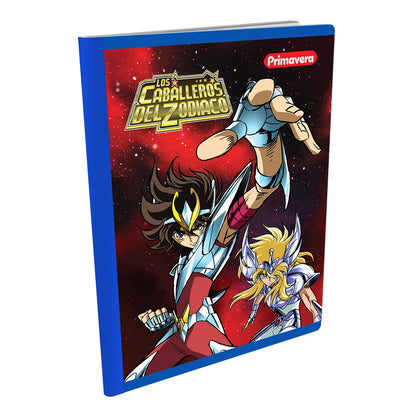 1353-39 📘 CUADERNO COSIDO PRIMAVERA ♐❄️ CABALLEROS DEL ZODIACO – SEIYA DE PEGASO & HYOGA DE CISNE