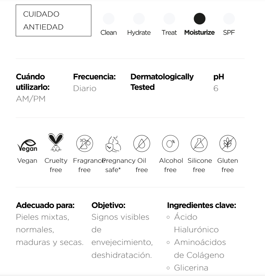 2322 💧✨ SOLO Aminoácidos de Colágeno + Ácido Hialurónico REVOX B77 (30 ml) - PB4-0025