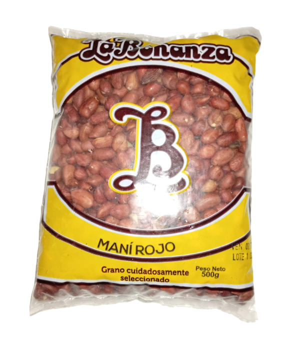 101512-1 🥜 Maní Rojo La Bonanza x500g