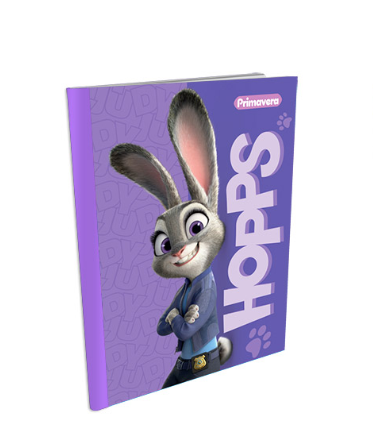 1353-24 🐰🌸 Cuaderno Cosido Primavera Zootopia – Hopps