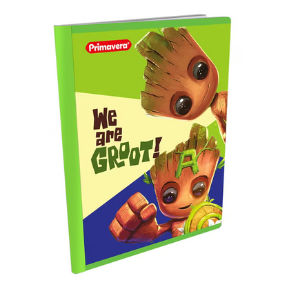 1353-30 📘 CUADERNO COSIDO PRIMAVERA GROOT – WE ARE GROOT 🌱💥