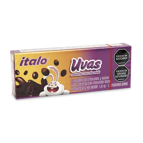 101205 🍇🍫 Uvas Cubiertas con Chocolate Italo