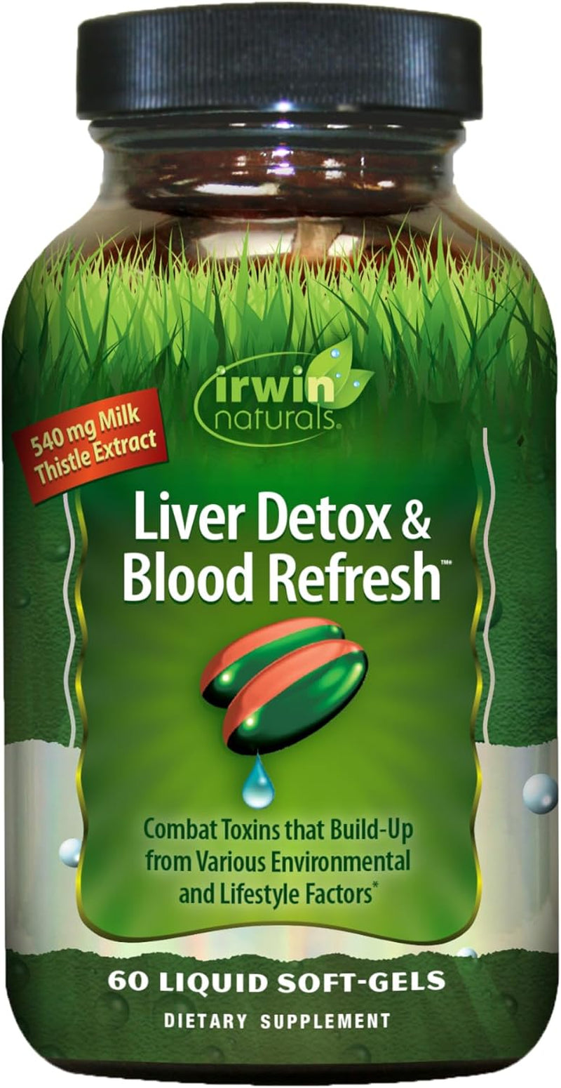 Liver Detox & Blood Refresh - 60 Liquid Softgels - Liver & Antioxidant Support