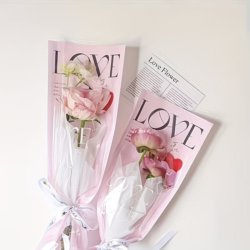 136141 🌹 Mangas Elegantes para Ramos y Rosas Individuales 🌹- T18-06