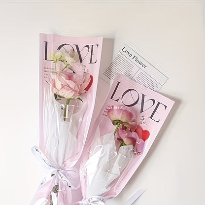 136141 🌹 Mangas Elegantes para Ramos y Rosas Individuales 🌹- T18-06