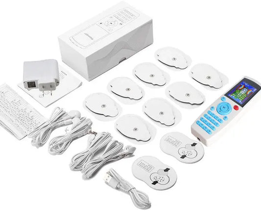 16 Modes EMS Eletric Compex Muscle Stimulator Electrodes Pulse Physiotherapy TENS Machine 4Channel Massageador Body Pads Therapy