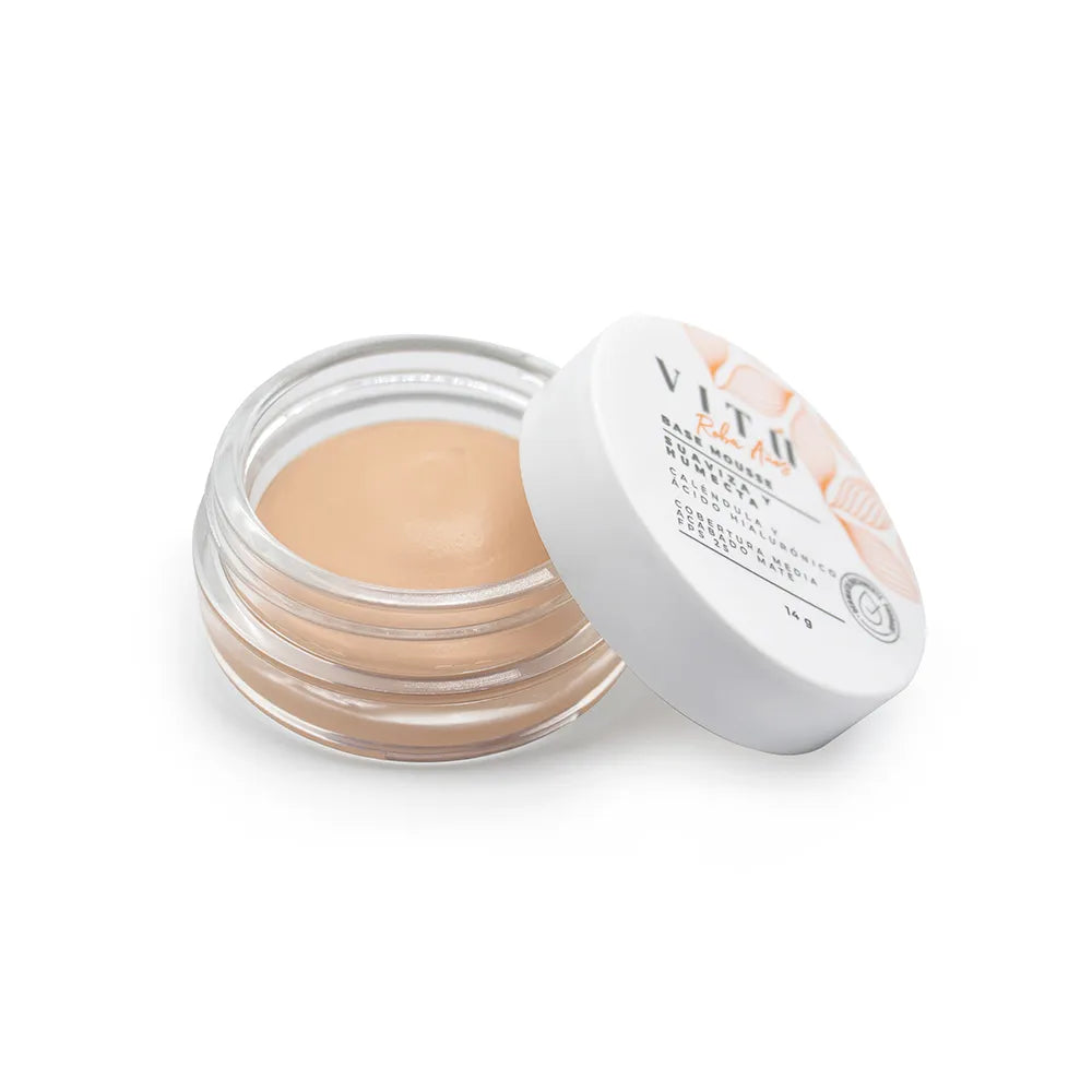 3121 🌼 Base Vitú Mousse Caléndula & Ácido Hialurónico