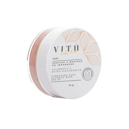 3121 🌼 Base Vitú Mousse Caléndula & Ácido Hialurónico