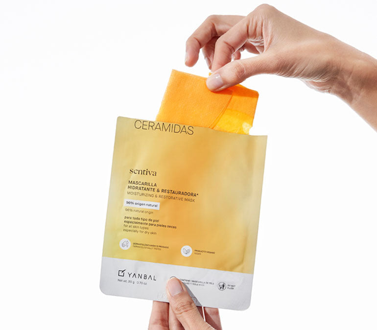 Mascarilla Hidratante y Restauradora Sentiva Ceramidas
