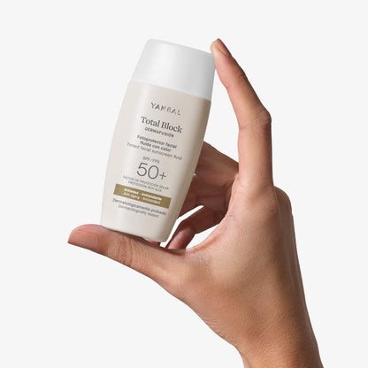 2482 Fotoprotector Facial Fluido Color Total Block Derma SPF 50+