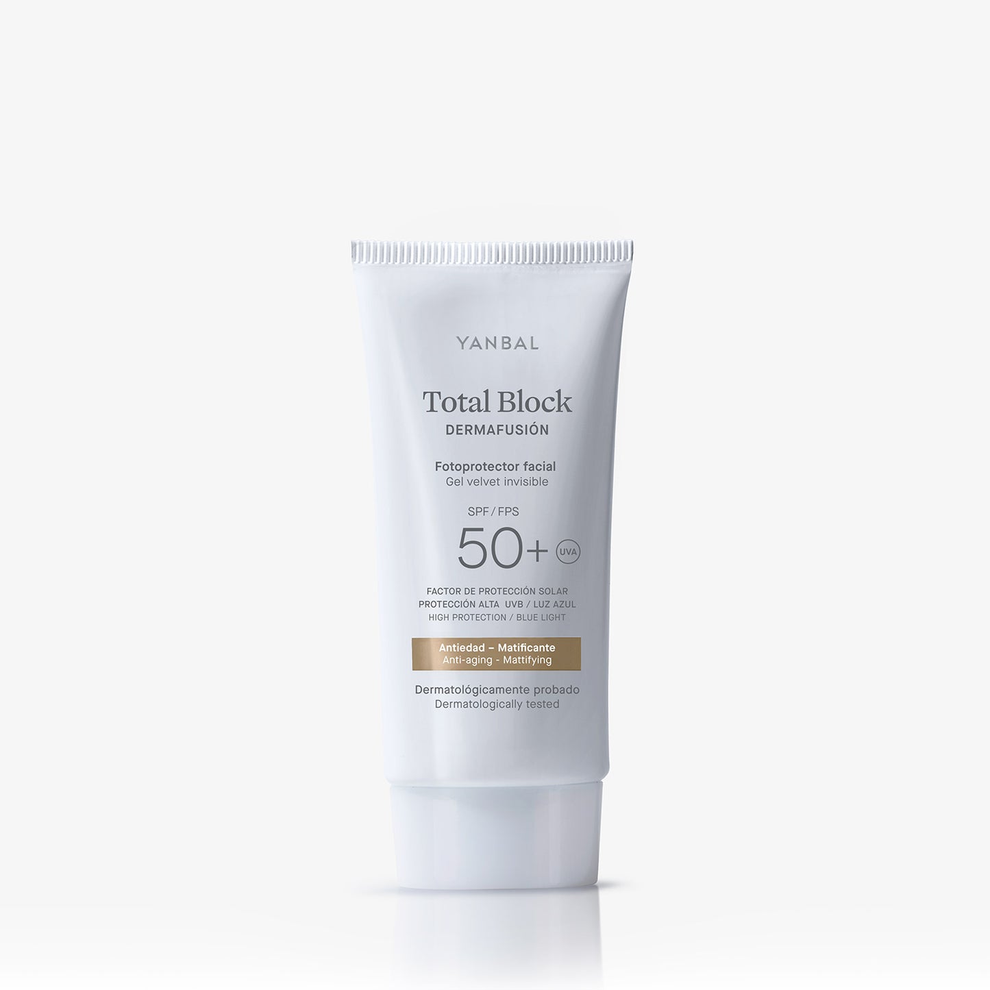 2883 Fotoprotector Facial Gel Velvet Total Block Dermafusión SPF 50+ - Y743