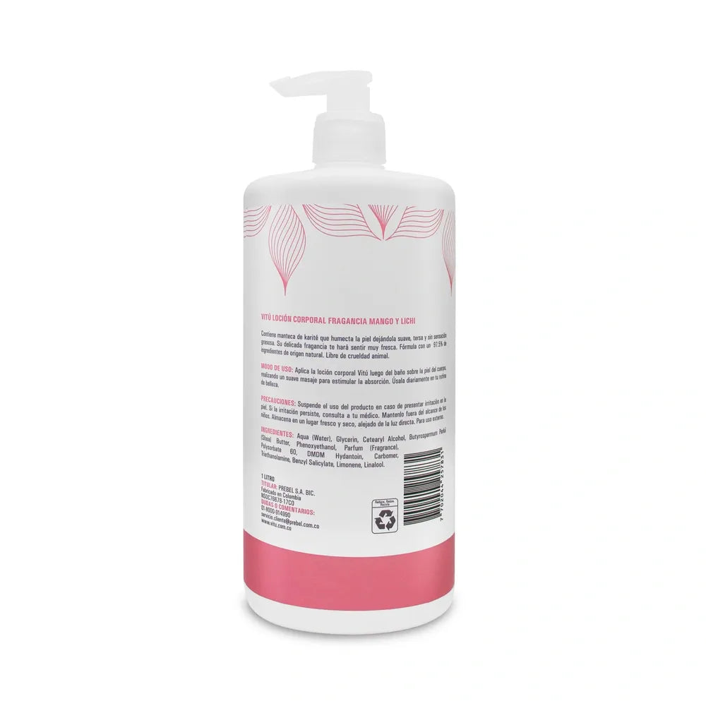 1452 🥭 Loción Corporal Vitú Mango & Lichi 1L - PB0072074