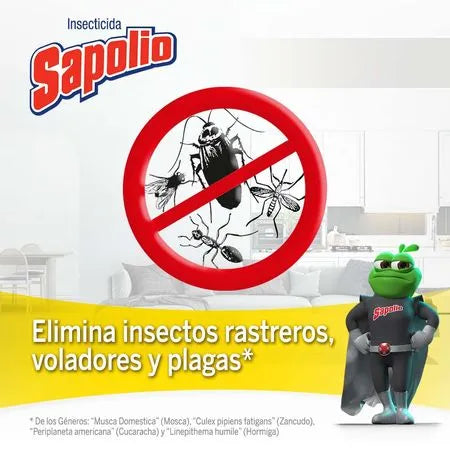 1301 🛡️ SAPOLIO Insecticida Mata Todo Spray 360 ml
