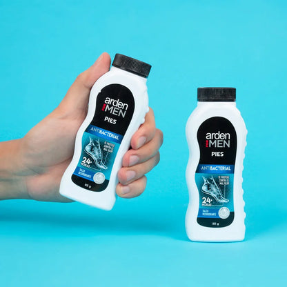 👟 1532 Talco Antibacterial Arden For Men para Pies – Protección Total 24H Promoción x2 (85 g c/u)