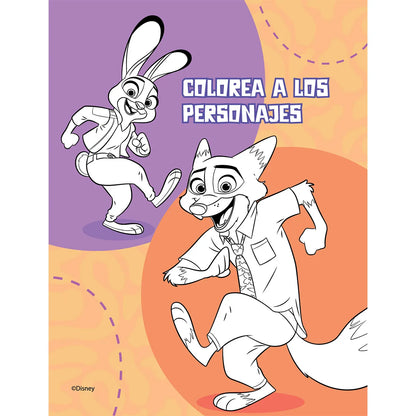 1353-23 🦊🌿 Cuaderno Cosido Primavera Zootopia – Wilde