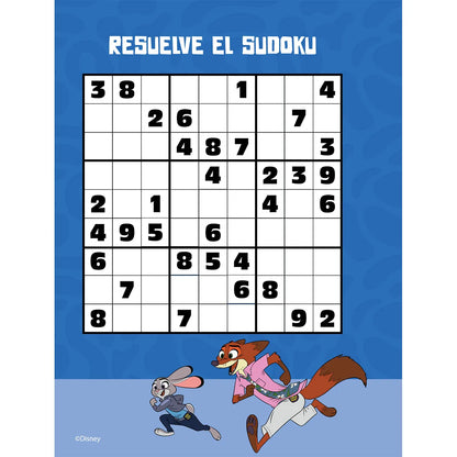 1353-24 🐰🌸 Cuaderno Cosido Primavera Zootopia – Hopps