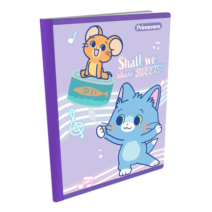 1353-10 🍬 Cuaderno Cosido Primavera Tom & Jerry Gokko Shall We Share Sweets