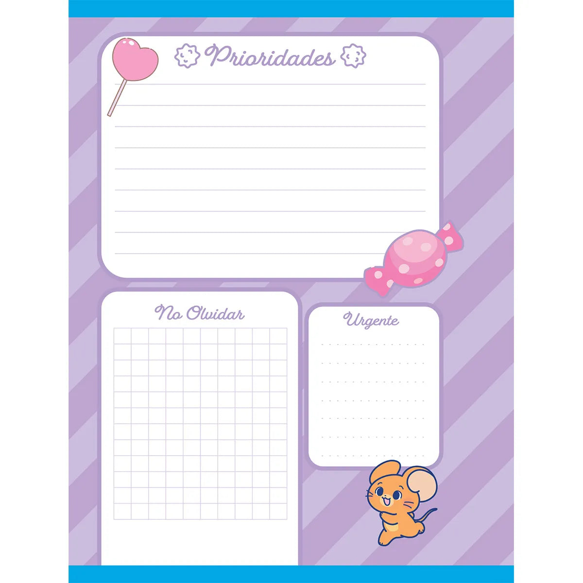 1353-10 🍬 Cuaderno Cosido Primavera Tom & Jerry Gokko Shall We Share Sweets