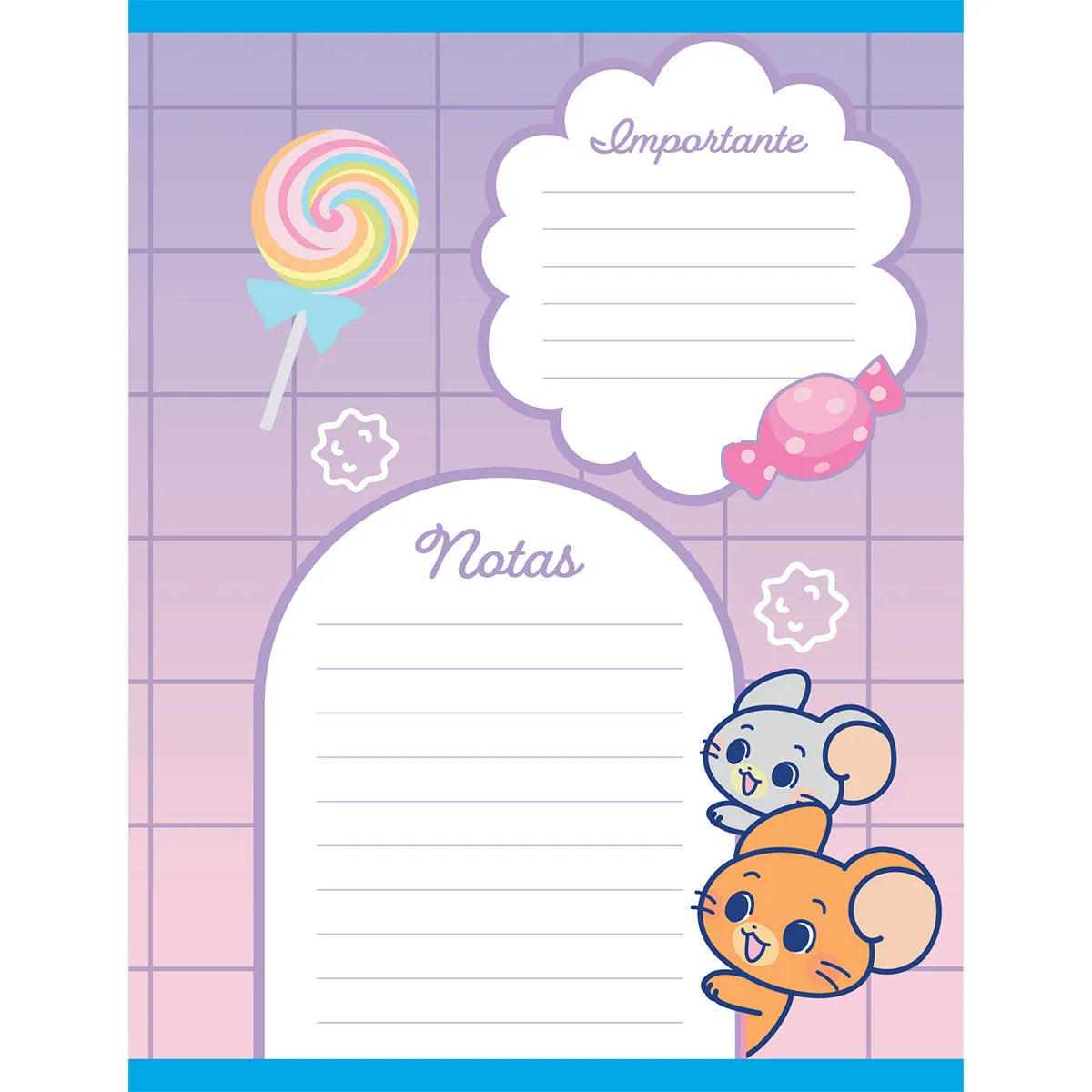 1353-10 🍬 Cuaderno Cosido Primavera Tom & Jerry Gokko Shall We Share Sweets