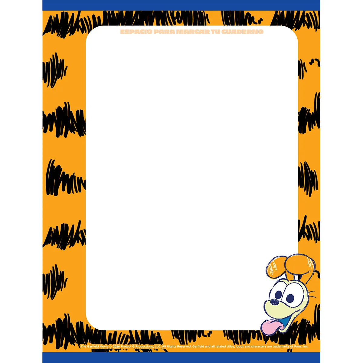 130503-007 🐾 Cuaderno Cosido Primavera Garfield – Eat, Sleep, Repeat