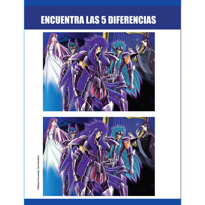 1353-40 📘 CUADERNO COSIDO PRIMAVERA ♐ SEIYA DE PEGASO – CABALLEROS DEL ZODIACO
