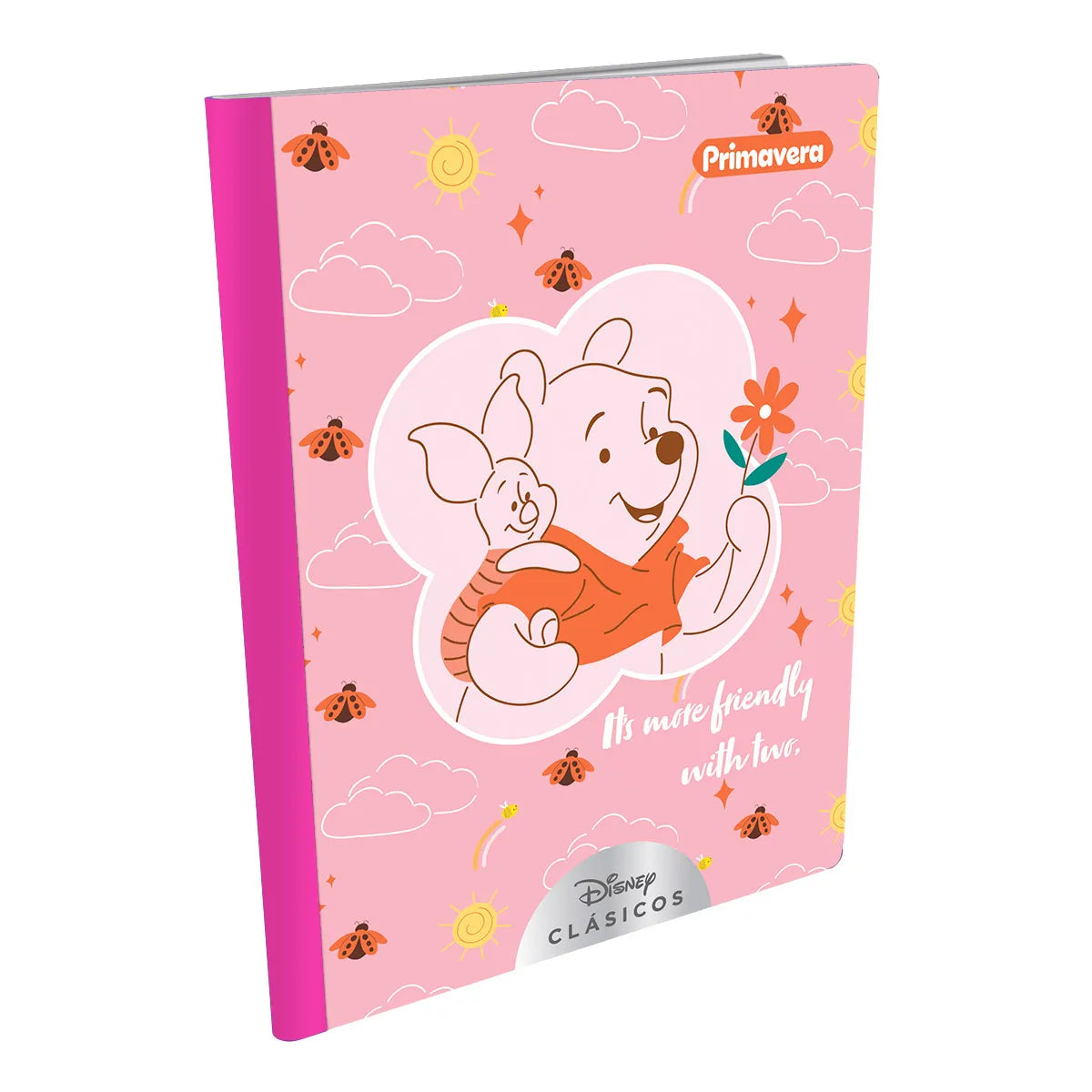 1353-17 🌸 Cuaderno Cosido Primavera Winnie Pooh Winnie Pooh More Friendly With Two
