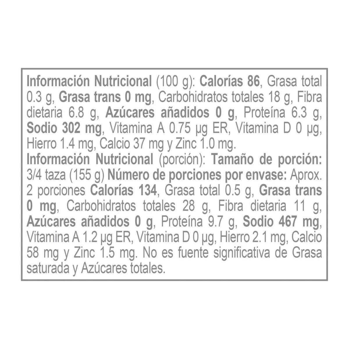 Fríjoles Antioqueños Zenú x 310g - N23422