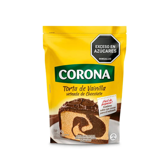 Mezcla Lista Torta Vainilla Veteada Corona x 450g - N23436