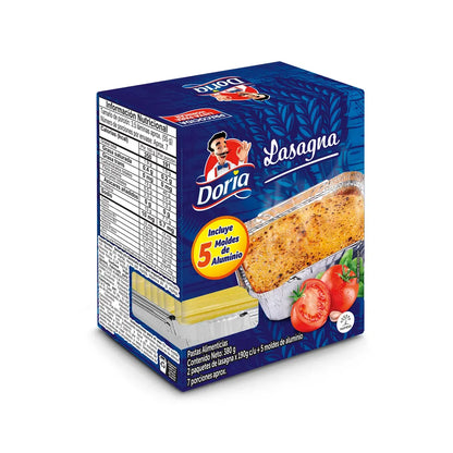 Pasta Precocida para Lasagna Doria x 380g - N23445