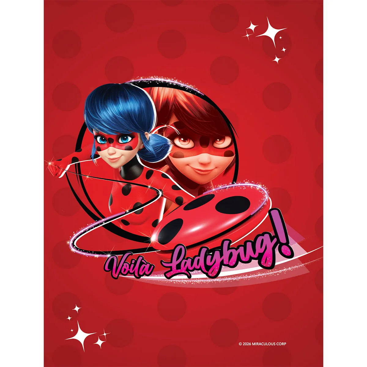 1353-3 🐞 Cuaderno Cosido Ladybug Be Your Own hero! 100 Hojas Cuadros