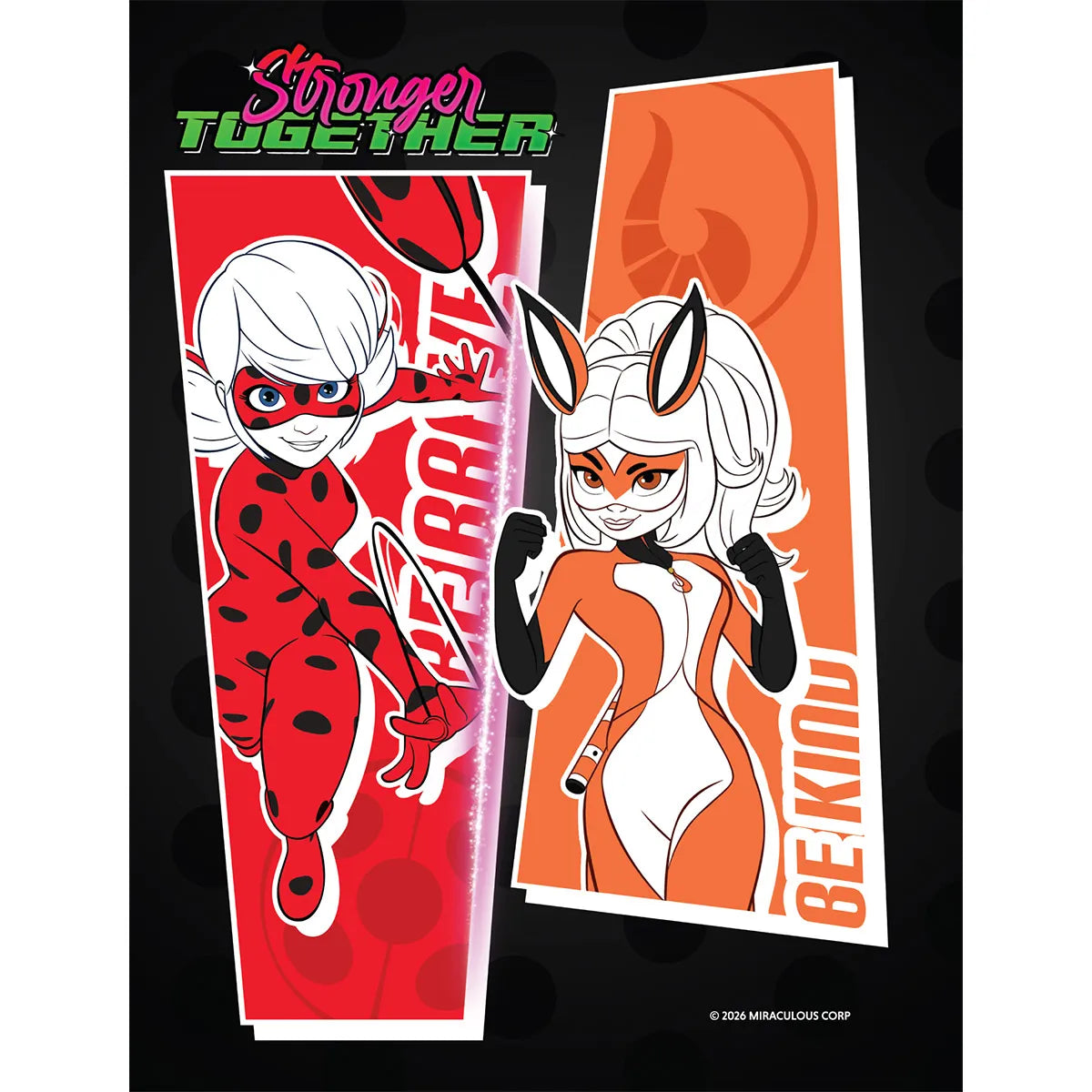 1353-3 🐞 Cuaderno Cosido Ladybug Be Your Own hero! 100 Hojas Cuadros