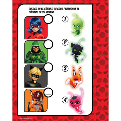 1353-3 🐞 Cuaderno Cosido Ladybug Be Your Own hero! 100 Hojas Cuadros
