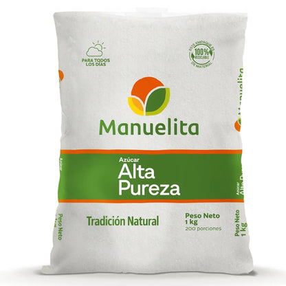 1051-3 🍯🍬 Azúcar manuelita alta pureza 1kg