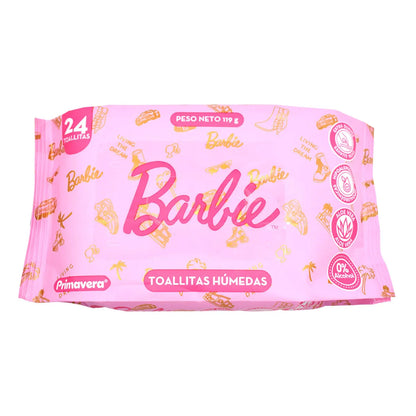 213-11 💗 TOALLITAS HÚMEDAS PRIMAVERA BARBIE