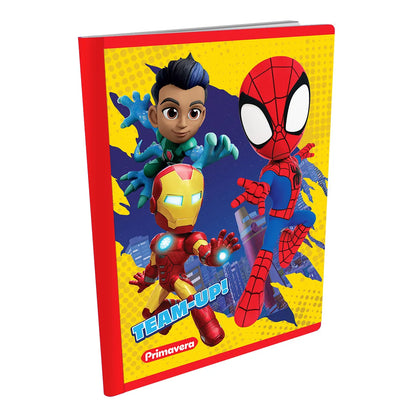 1353-33 📘 CUADERNO COSIDO PRIMAVERA SPIDEY TEAM-UP 🕷️✨