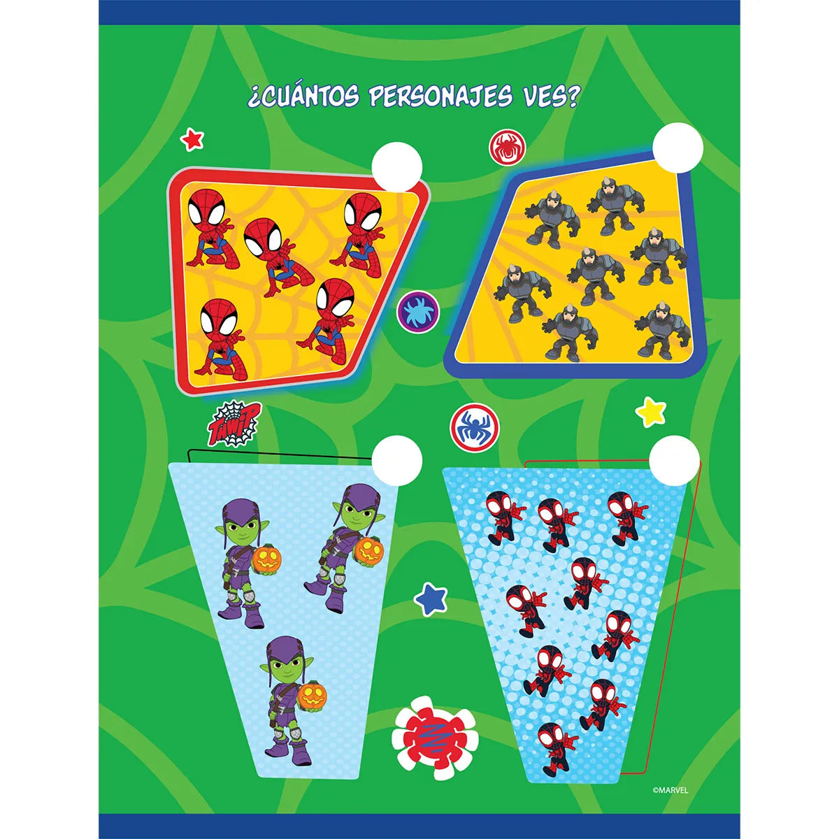 1353-33 📘 CUADERNO COSIDO PRIMAVERA SPIDEY TEAM-UP 🕷️✨