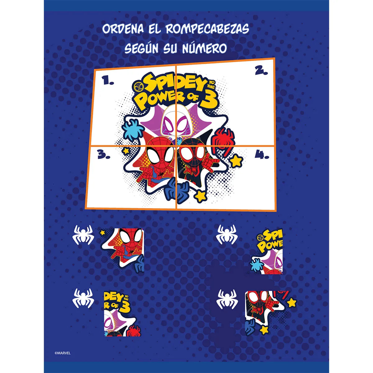 1353-33 📘 CUADERNO COSIDO PRIMAVERA SPIDEY TEAM-UP 🕷️✨