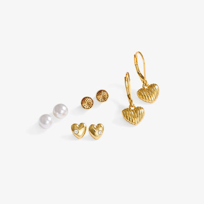 5122 💖 Set Aretes Toque de Amor Yanbal (4 Pares)- Y39912
