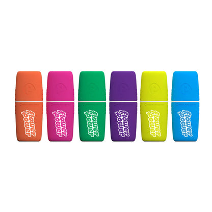 13310-1 Mini Resaltadores Fluorescentes Flower Power X 6 – PRIMAVERA